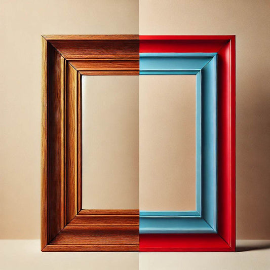 Wooden Frames vs Plastic Frames - beink online art store