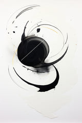 Black and White Painting Abstract Wall Art