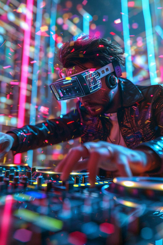 Music Synth With VR Wall Art - beink online art store