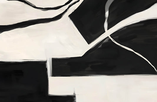 Black and White Flux Wall Art - beink online art store