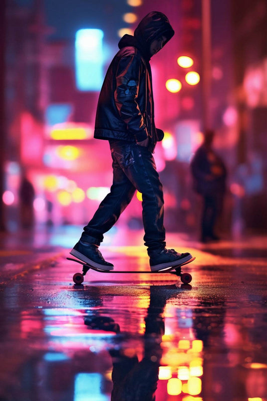 Young Skater Wall Art - beink online art store