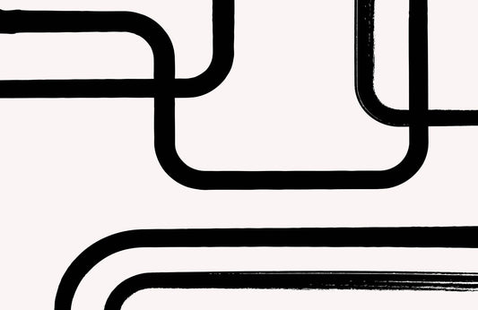Intersecting Paths Modern Wall Art - beink online art store