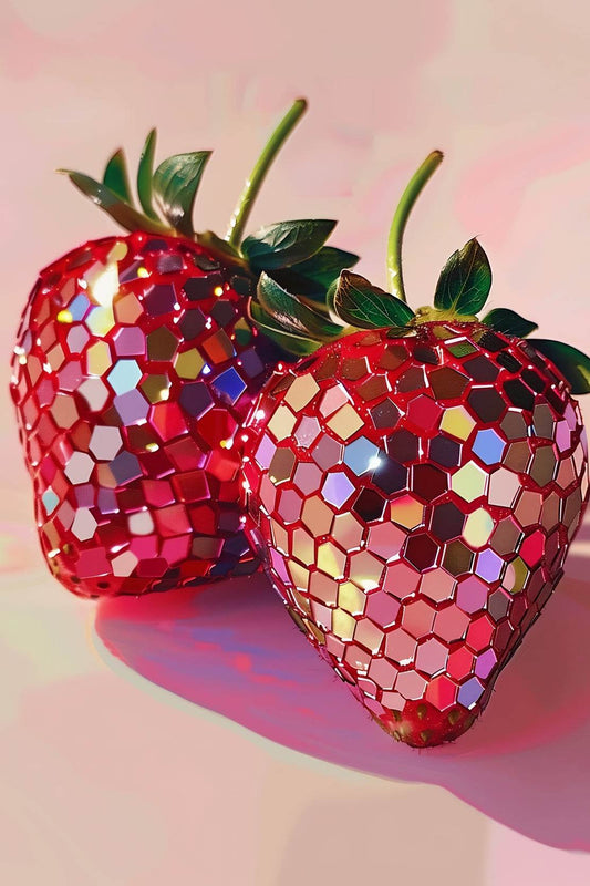 Disco Strawberries Wall Art - beink online art store