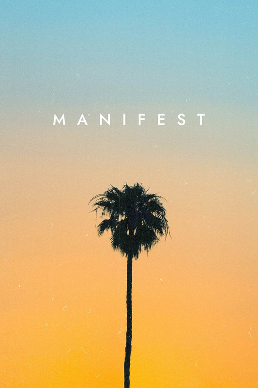 Manifest - Palm Tree Wall Art - beink online art store