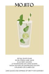 Mojito Drink Wall Art