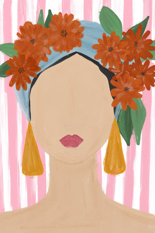 Painting A Woman Without A Face Wall Art - beink online art store