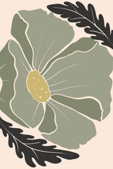 Giant Ivy Flower Painting Wall Art - beink online art store