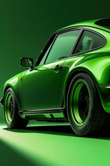 Porsche Carrera Coupe Green Wall Art