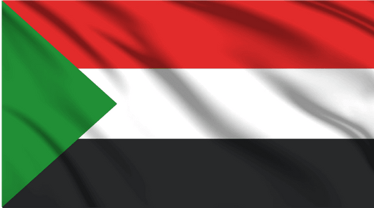 Sudan National Flag Wall Art - beink online art store