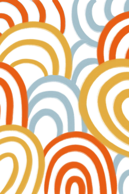 Colored Circles Wall Art - beink online art store