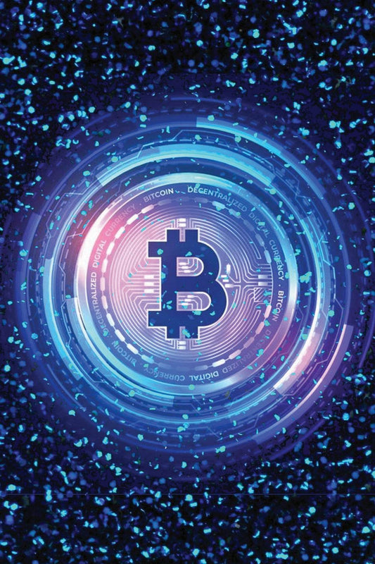 Bitcoin Cryptocurrency Coin Wall Art - beink online art store