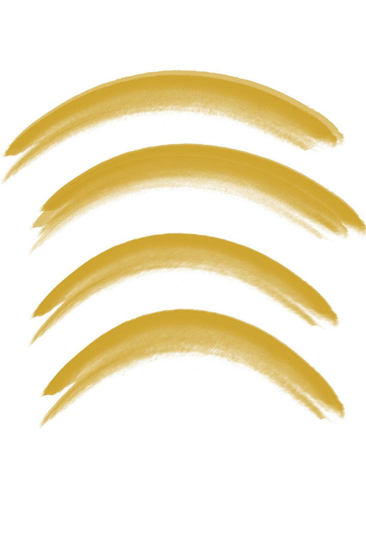 Yellow Semicircle Lines Wall Art - beink online art store