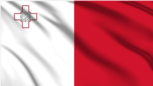 Malta National Flag Wall Art - beink online art store