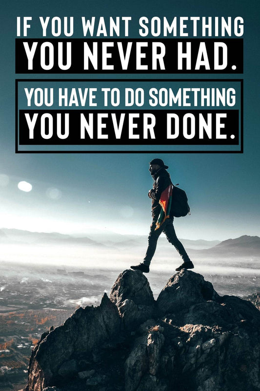 Do Something Quote Motivational Wall Art - beink online art store