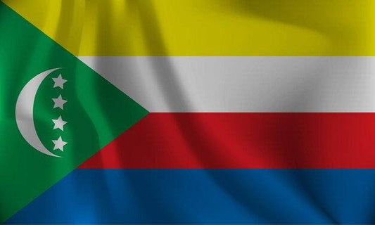 The Comoros National Flag Wall Art - beink online art store