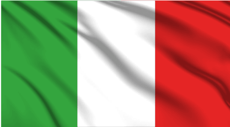 Italy National Flag Wall Art - beink online art store