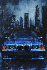 BMW Blue Wall Art