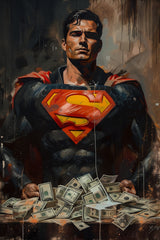 Premium Painting of Superman