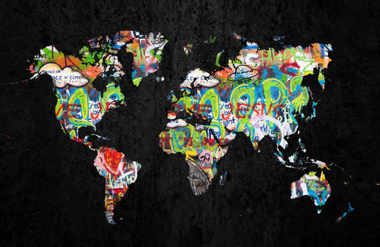 Creative Worldmap Wall Art - beink online art store