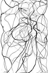 Tangled Threads Modern Wall Art - beink online art store