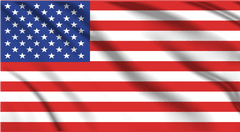 United States National Flag Wall Art - beink online art store