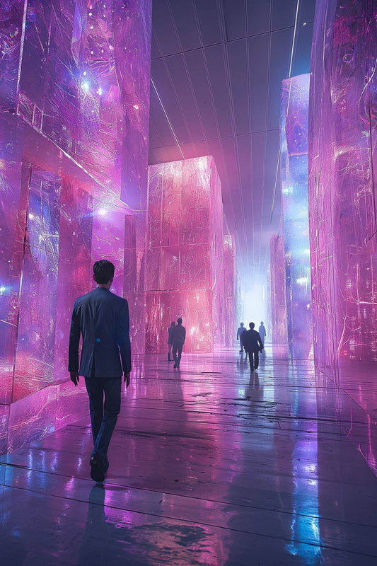 Cyberpunk Cityscape Wall Art - beink online art store