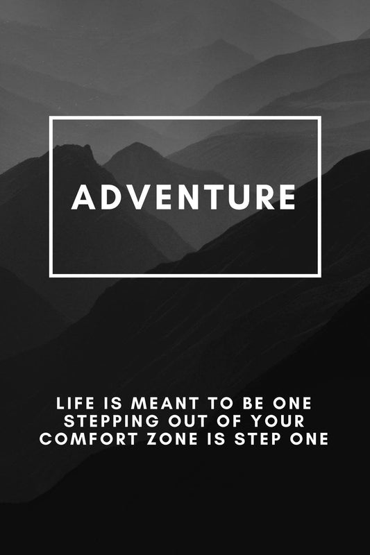 Adventure - Life Quote Motivational Wall Art - beink online art store