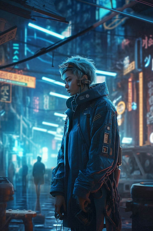 Anime Cyberpunk Wall Art - beink online art store