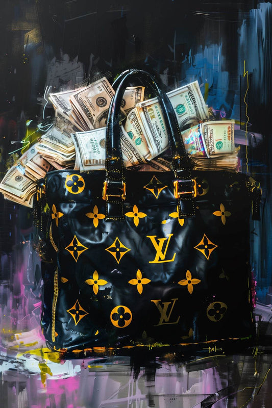 Bag Full of Money Wall Art - beink online art store