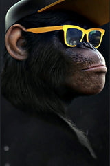 Gorilla With Sunglasses Wall Art