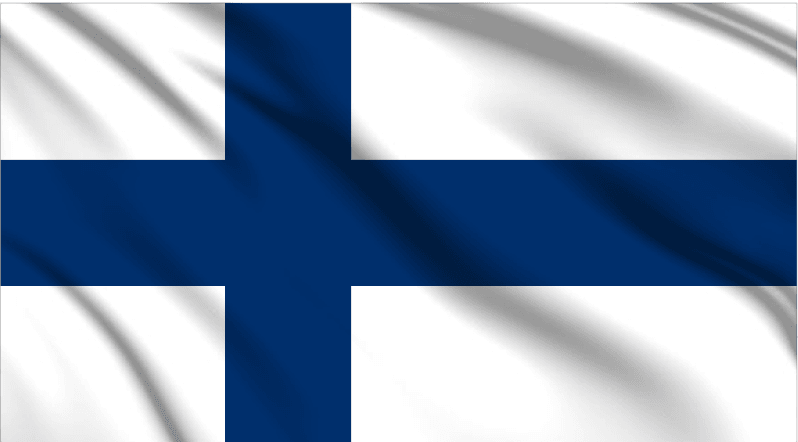 Finland National Flag Wall Art - beink online art store