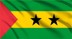 São Tomé and Príncipe National Flag Wall Art - beink online art store