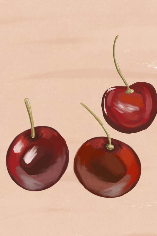 Cherry Painting Wall Art - beink online art store