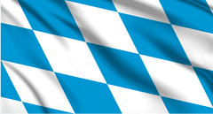 Bavaria National Flag Wall Art - beink online art store