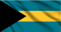 Bahamas National Flag Wall Art - beink online art store