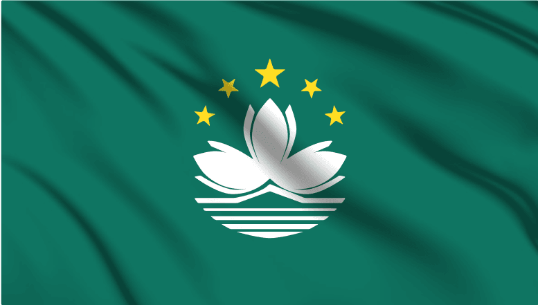 Macau National Flag Wall Art - beink online art store