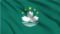 Macau National Flag Wall Art - beink online art store