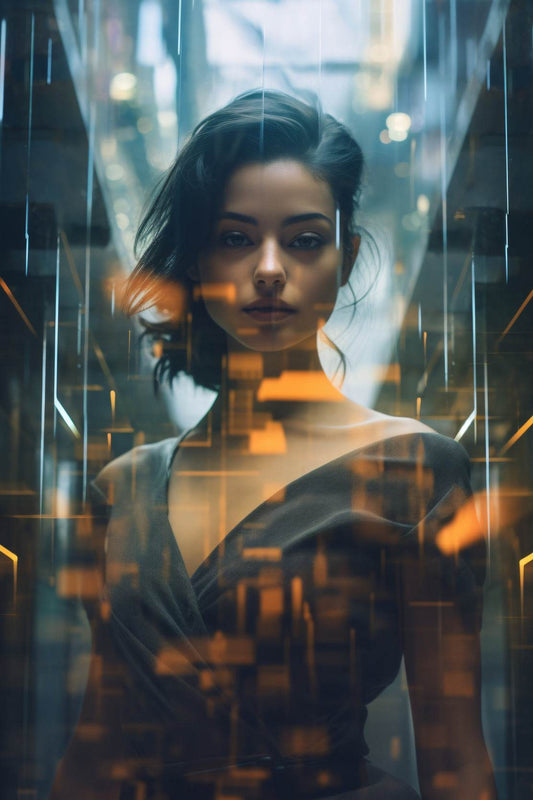 AI Girl Wall Art - beink online art store