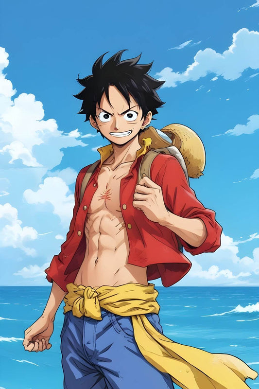 Monkey D. Luffy Anime Wall Art - beink online art store