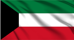Kuwait National Flag Wall Art - beink online art store