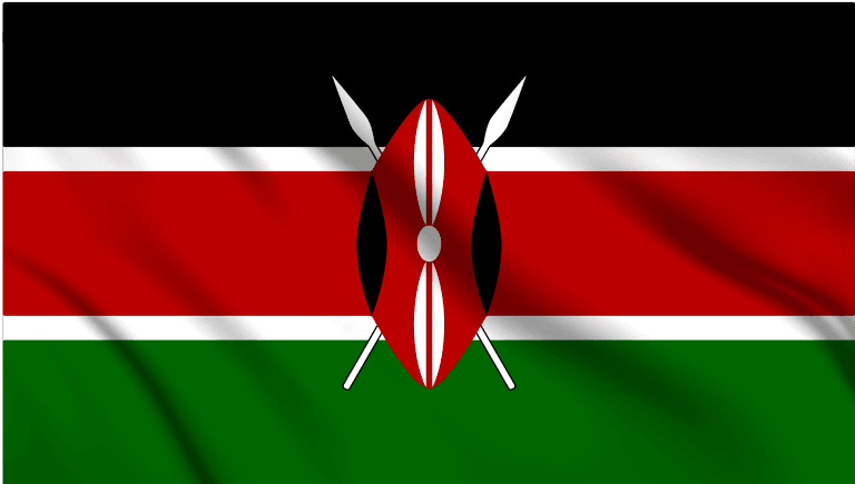 Kenya National Flag Wall Art - beink online art store