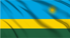 Rwanda National Flag Wall Art - beink online art store