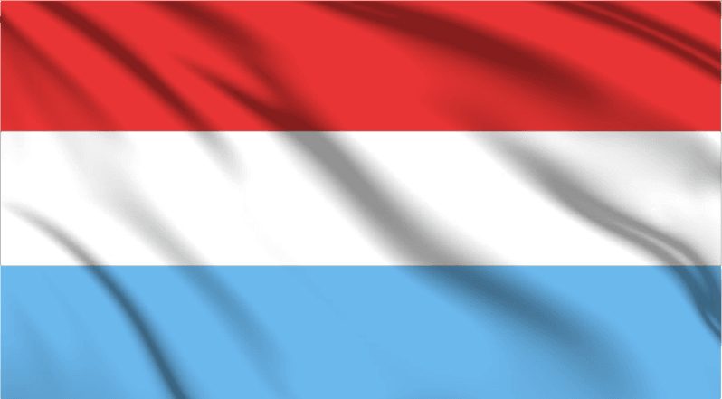 Luxembourg National Flag Wall Art - beink online art store