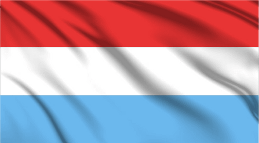 Luxembourg National Flag Wall Art - beink online art store