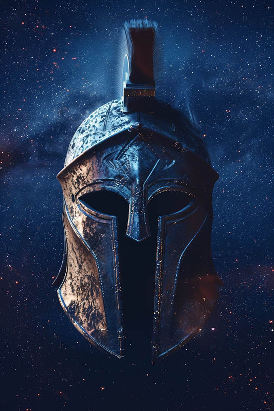 Spartan Helmet Wall Art - beink online art store