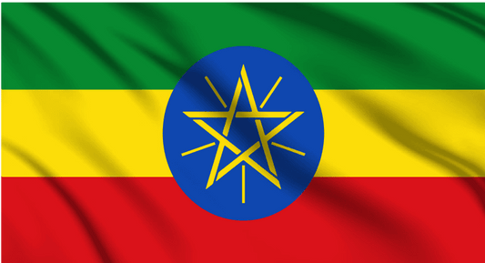 Ethiopia National Flag Wall Art - beink online art store