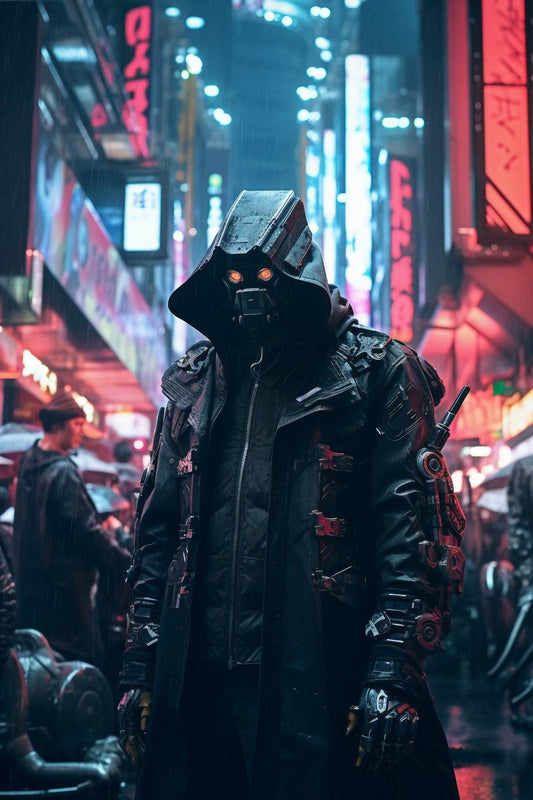 Killer Black Cyberpunk - beink online art store