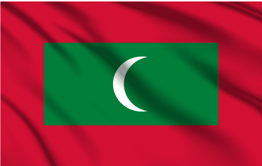 Maldives National Flag Wall Art - beink online art store