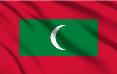 Maldives National Flag Wall Art - beink online art store