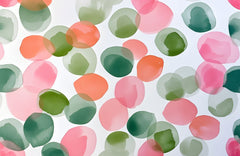 Colorful Watercolor Dot Abstract Pattern